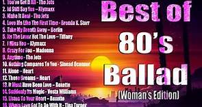 Powerful Voices and Heartfelt Ballads: A Tribute to the Women of the 80s || Best Of 80's Ballad