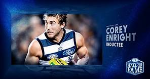 Corey Enright inducted into Australian Football Hall of Fame
