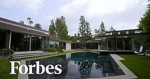 Touring A $25 Million Midcentury Mansion In Beverly Hills | Forbes