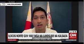 Governor Matthew Marcos Manotoc Live Interview at CNN Philippines