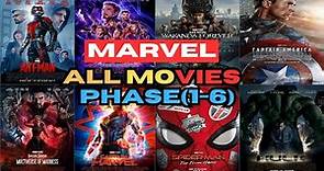 All Marvel Movies From Phase 1-6 #marvel #ironman