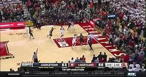 Georgetown at Maryland -Men's Basketball Highlights