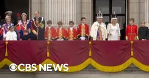 King Charles III and royal family gather on Buckingham Palace balcony after coronation