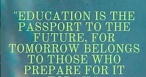 Education Inspirational Quote
