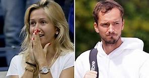 Daniil Medvedev’s wife Daria looks on as he beats Djokovic to win US Open