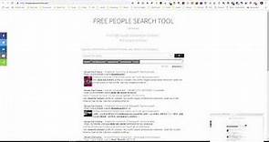 Free People Search Tool