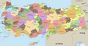 türkiye haritası [ map of Turkey ]