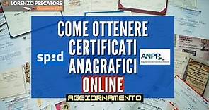 Come ottenere Certificati anagrafici online (da SmartANPR )