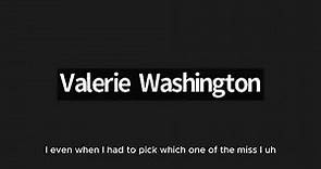 Valerie Washington