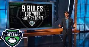 Nine rules you should follow when drafting your fantasy football team in 2018 | ESPN