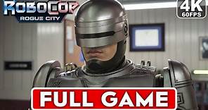 ROBOCOP ROGUE CITY Gameplay Walkthrough Part 1 FULL GAME [4K 60FPS PC ULTRA] - No Commentary