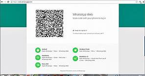 How to Scan Whatsapp Web QRCode ?