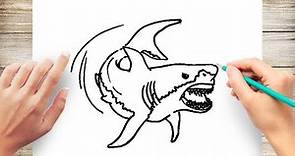 How to Draw Megalodon