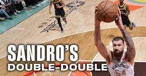 Sandro Mamukelashvili's Double-Double Highlights vs Golden State Warriors | 03.31.2024