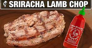 The Best Grilled Lamb Chop - Sriracha Aioli Barnsley Chop!