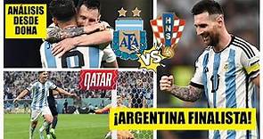 PALIZA HISTÓRICA ARGENTINA A LA FINAL. De la mano de Messi y Julián Álvarez 3-0 Croacia | Exclusivos