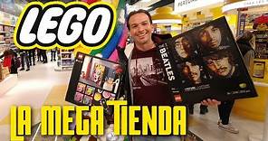 Visité la tienda de LEGO más grande de España!