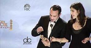 Jean Dujardin - The Artist - Golden Globes 2012
