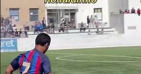 Hijo de RONALDINHO, Joao Mendes, debutó en las juveniles de FC Barcelona #shorts