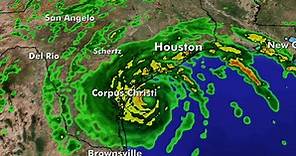 Hurricane Harvey's path to Corpus Christi