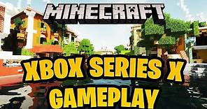 *NEW* Xbox Series X Minecraft GAMEPLAY with RTX (Xbox Series X & S)