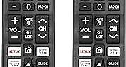 (Pack of 2) Universal Remote Control for Samsung TV,Replacement Remote for All Samsung Smart LCD LED Curved HDTV 3D TVs