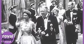 On This Day: 11 June 1956 - The Queen's State Visit to Sweden