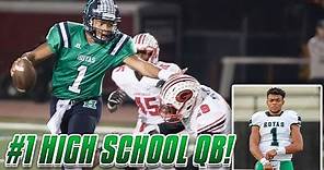 THE #1 HIGH SCHOOL QB IN THE NATION! Justin Fields Highlights!