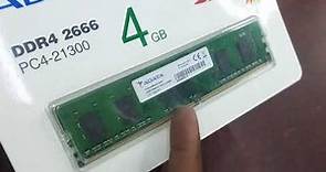 4GB ADATA DDR4 2666 Desktop Ram/Memory