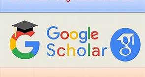 How to create a google scholar account - 2020