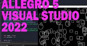 Mi Primer Programa con Allegro 5 en C++ | Visual Studio 2022