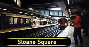 Tube Station Sloane Square - London 🇬🇧 - Walkthrough 🚶