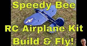 Speedy Bee RC Airplane Kit Build & Fly