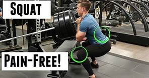 Why you should do a landmine squat - squat variation for Low Back or Knee Pains