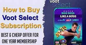 How to Buy Voot Subscription with Paytm | Voot Subscription Offer 2021 | Voot Select Subscription