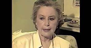 Charita Bauer Last TV Interview - September 1984 | Bert Bauer of Guiding Light