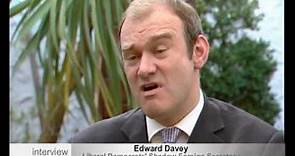 Interview mit Edward Davey, Außenminister im...