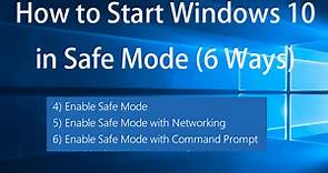 5 Ways on How to Start Windows 10 in Safe Mode