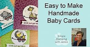 Adorable Handmade Baby Cards to Make That Are Super Easy