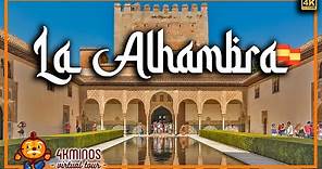 LA ALHAMBRA DE GRANADA - The Greatest Tour 2021!! - 4K (Ultra HD) Walking Virtual Tour Spain