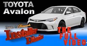 Toyota Avalon the full car stereo system install