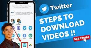 How to Download Twitter Video !