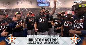 Justin Verlander gives an EPIC victory speech after Astros defeat Twins in ALDS