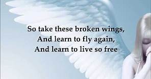 Mr Mister - Broken Wings (lyrics on screen)