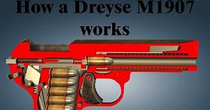 How a Dreyse M1907 works