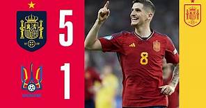 RESUMEN | España 5-1 Ucrania | Semifinal Euro sub-21| 🔴 SEFUTBOL