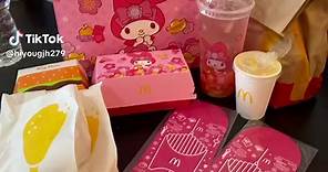 My Melody x McDonald's Collab: Hello Kitty, Kuromi, and More!