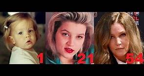 Lisa Marie Presley from 0 to 54 years old