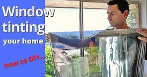 How to install window tint at home with Inspire DIY Kent Thomas