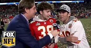 Chiefs' superfans Paul Rudd and Eric Stonestreet speak on Kansas City winning Super Bowl LVII